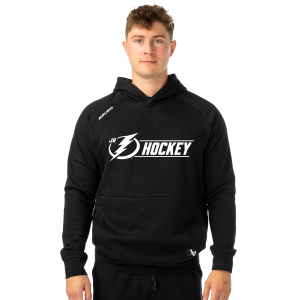 Jr. Lightning Bauer Ultimate Hoodie, hockey logo, black