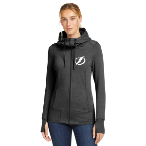 JR. LIGHTNING LADIES NEW ERA TRI-BLEND FLEECE FULL ZIP HOODIE