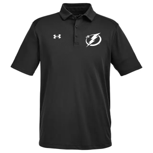 Jr. Lightning Under Armour team polo, black